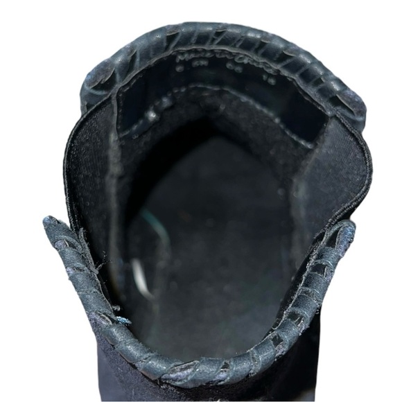 🌻 Jack Rogers Pippa Blue Chelsea Waterproof Suede Leather Ankle Boots Size 9.5 - Picture 8 of 10